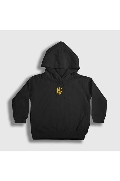 Presmono Hanorac cu glugă unisex pentru copii, negru, Zelensky Ucraina, Ucraina 558909tt