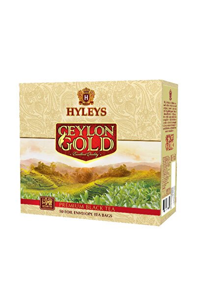 HYLEYS شاي جولد مغلف بشكل فردي 50 كيس من هايليز Gold Premium 50 Individually ...