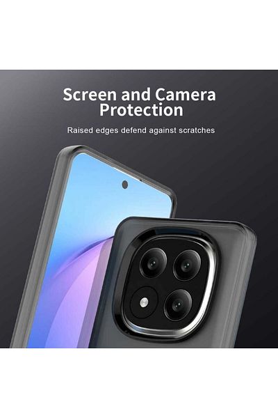 SKYDDAR INNOVATION Case for Xiaomi Redmi Note 14 Pro+ 5G, CandyCase, Magsafe, sticker set, Black
