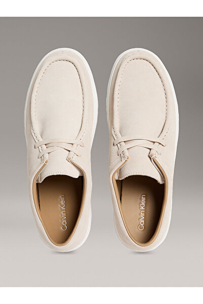 Calvin Klein Men's Beige - White Oxford Shoes