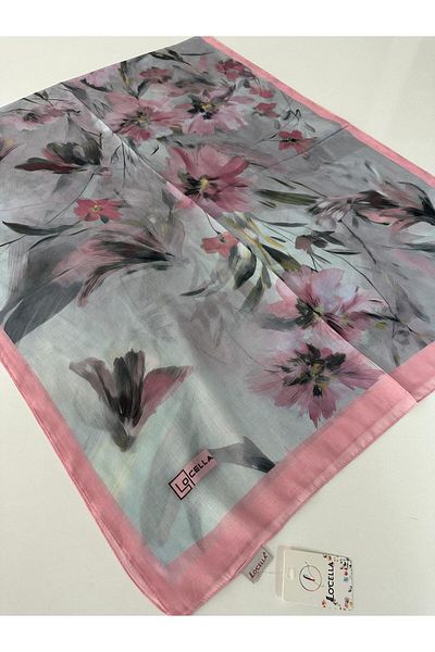 locella Cotton Voile Shawl Pink Series Lwd0601