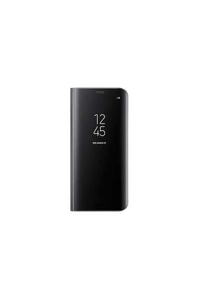 Samsung Clear View Flip Cover Case for Galaxy S8 Plus, Black
