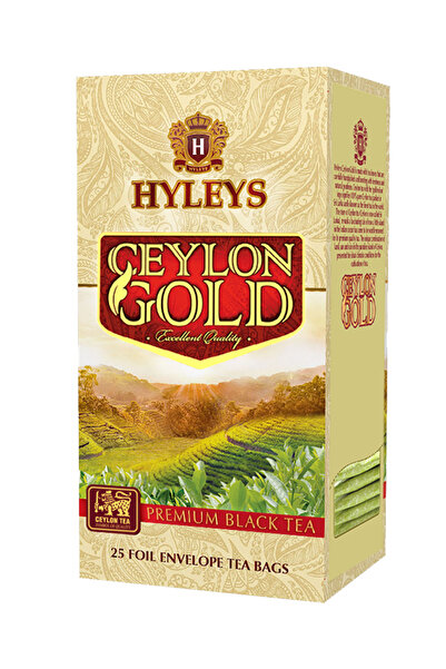 HYLEYS شاي جولد مغلف بشكل فردي من هايليز 25 كيس Gold Premium 25 Thread Indivi...