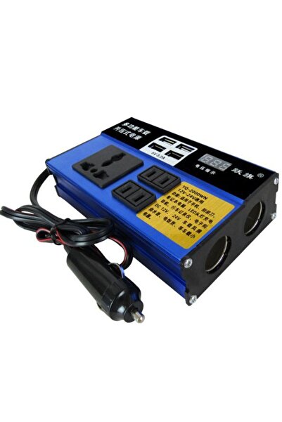 Hasyılmaz YQ-2000WN Araç Tipi Güç İnverteri 24V 220V 2000W