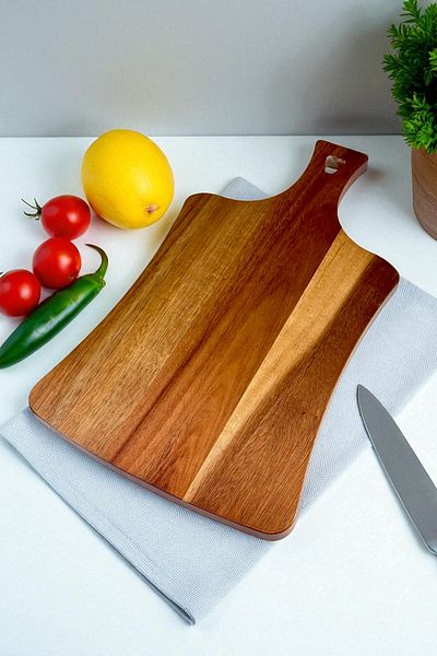 Kitchen Way Acacia Cutting Board Cutting Board with Handle Kw-946