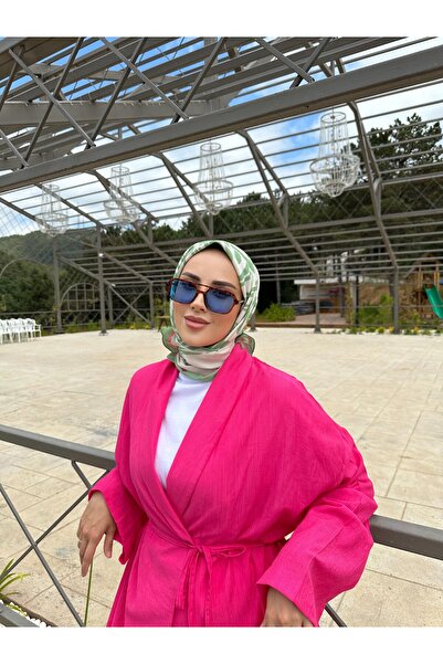 KUQOS Κασκόλ με σχέδιο αζαλλακτικής