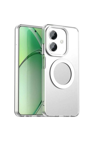 SKYDDAR INNOVATION Case for Oppo A40 4G / A60 5G, CandyCase, Magsafe, sticker set, White