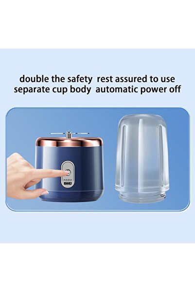 Hope Juice Bottle Mixer,Portable Blende Rechargeable,stainless steel blades,Suitable for travel