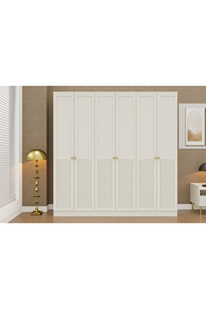 Fly Mobilya VALENCİA 6 KAPAKLI GARDIROP