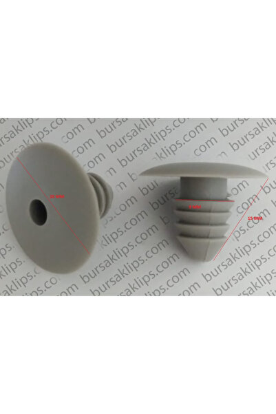 bursaklips 6307- مشبك تثبيت صندوق السيارة فولكس واجن جولف-باسات-مرسيدس (10 قطع)