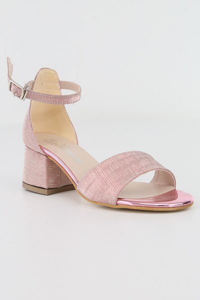 SIRRI Girl's Jenny Sparkly Heeled Evening Dress Sandals Shoes