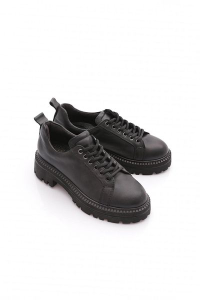 Mammamia D24Ka-535 Women's Leather Casual Shoes