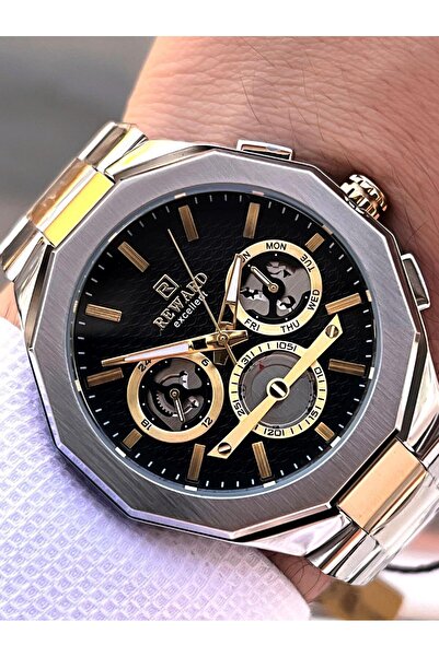 Reward Çelik Kordon 2 Yıl Garantili 5 Atm Suya Dayanıklı İç Fonksiyonları Akt...