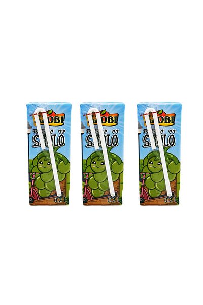 OEM Grape juice with straw, Szolo, 200ml, 3 pcs/pack