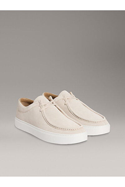 Calvin Klein Men's Beige - White Oxford Shoes