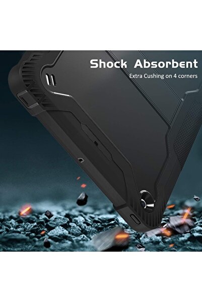 CLICK Husa compatibila cu iPad 10.2 2019/2020/2021 + Folie, S18, Premium Lexgard, Rose