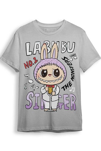 The Baski Labubu Cute Toy Printed 100% Cotton Premium T-Shirt