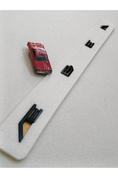 EDEXPORT Egea Boşluklu Piano Black Bagaj Yazısı 3M 3D ABS