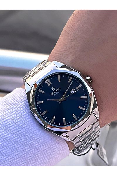 Reward Steel Cord 5 Atm Water Resistant Calendar Dial Men's Wrist Watch with 2 Years Warranty We.147131.2