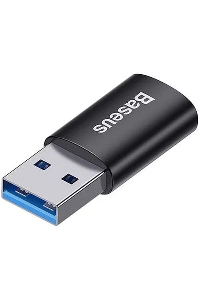 Baseus Adaptor Ingenuity Series Mini OTG, USB-A 3.1 la USB-C, Negru