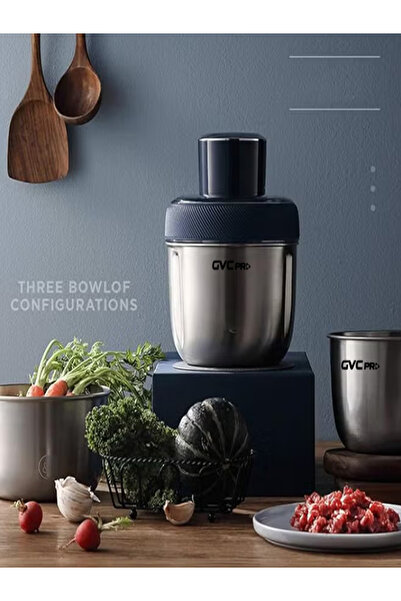 GVC GVC Pro Chopper and Slicer with Garlic Peeler, GVCH-717