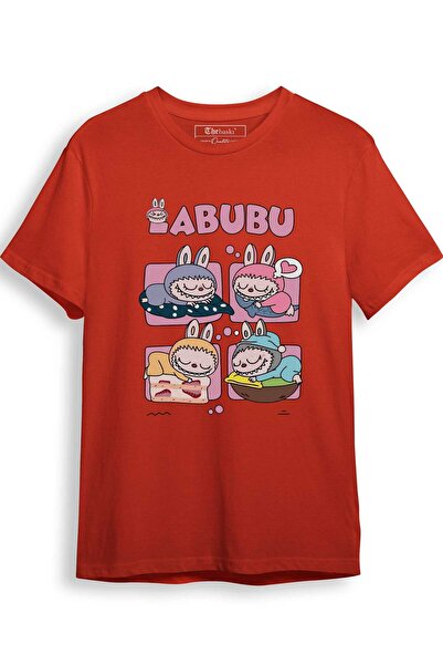 The Baski Tricou premium din bumbac 100% imprimat Labubu