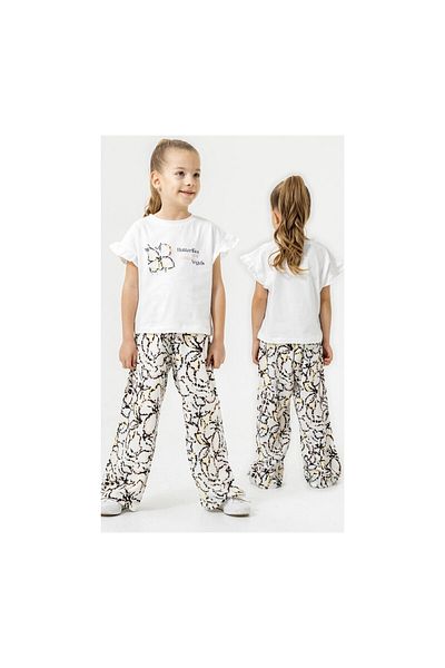 CİCHLİD Girl's Viscose Pants Suit