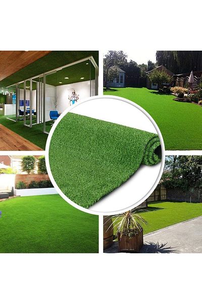 ElastiX Gazon artificial dens 1,5 cm grosime, covor verde