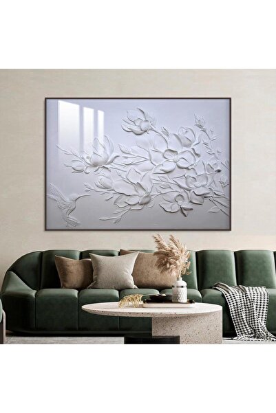 4gdran لوحة جدارية خشبية مطبوعة بتصميم اللوحة الجبسية مع برواز شامبين و طبقة ...