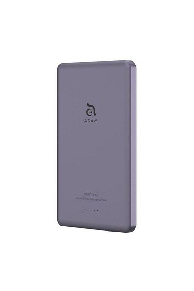 Adam Elements Gravity C5 5000mAh Magnetic Wireless Charging Power Bank - Purple