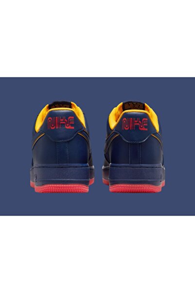 Nike Air Force 1 '07 LV8 'Retro Pack Lettering' Erkek Mavi Sneaker Ayakkabı