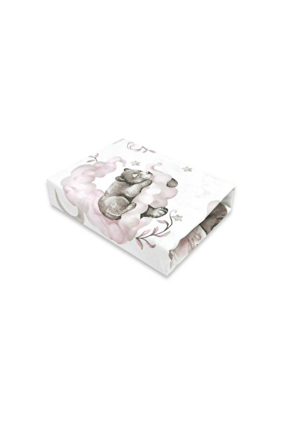 Qmini Σεντόνι με λάστιχο, Qmini, Για βρεφική κούνια 120x60 cm, Κατασκευασμένο...