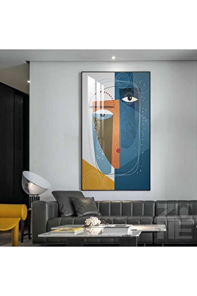 SND لوحة جدارية خشبية فاخرة مع برواز اسود و طبقة من الاكرليك الشفاف