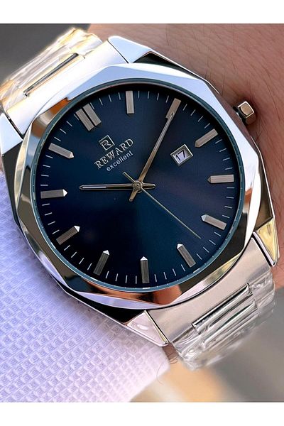 Reward Steel Cord 5 Atm Water Resistant Calendar Dial Men's Wrist Watch with 2 Years Warranty We.147131.3