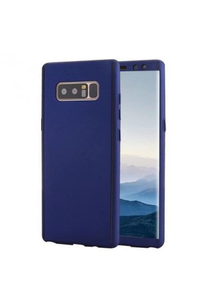 Danex Husă de protecție pentru Samsung Galaxy A3 2017, acoperire completă 360°, albastră + ecran de protecție