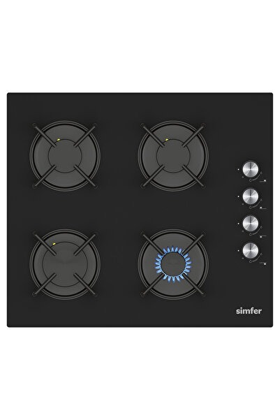 Simfer ✨3'lü Ankastre Set - 4 Fonksiyon Ankastre Fırın + Siyah Cam Ocak + Push Button Siyah Cam Davlumbaz