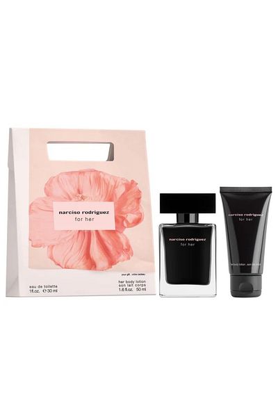 Narciso Rodriguez For Her Gift Set, Eau de Toilette 30 ml + Body Lotion, 50 ml