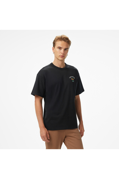 Converse Pool Side Star Chevron Erkek Siyah T-Shirt