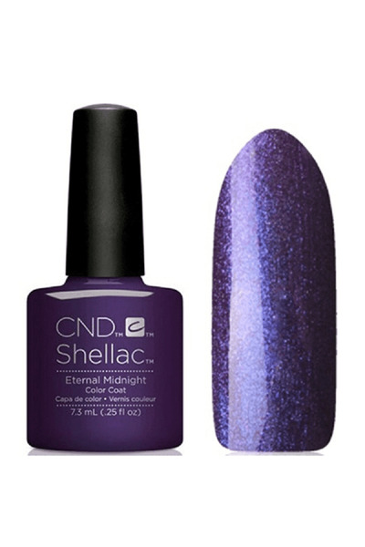 CND Lac unghii semipermanent, Shellac, Eternal Midnight 7.3 ml