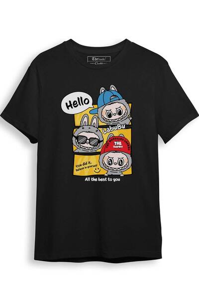 The Baski Tricou premium din bumbac 100% imprimat cu figurine pentru bebeluși...