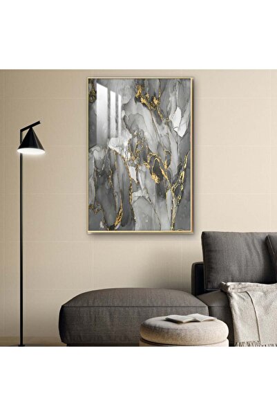 4gdran لوحة جدارية خشبية فاخرة مع برواز فضي و طبقة من الاكرليك الشفاف