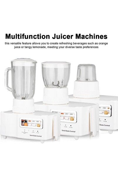 SHEWOW 4 In 1 Juicer & Blender, 1.8L Cold Press Juicer for Fruits & Vegetables, 800W Electric