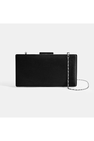 Desa Women's Black Portfolio Evening Bag
