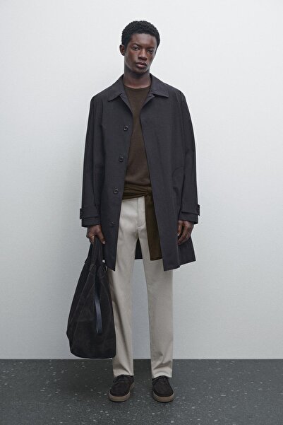 Massimo Dutti Pamuklu slim fit pantolon