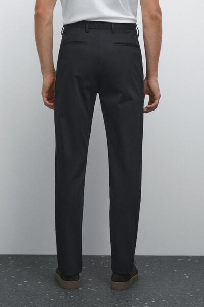 Massimo Dutti Pamuklu slim fit pantolon