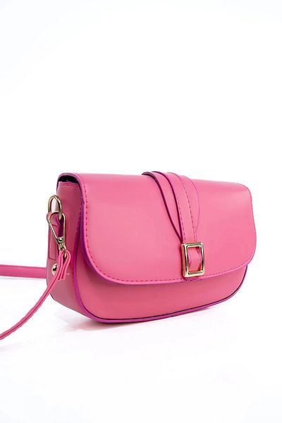 glowfit Women's Fuchsia Color Buckle Cross Strap Shoulder Bag