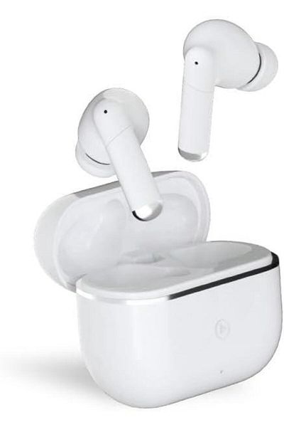 Force Play True Wireless ANC+ENC II Earphones White