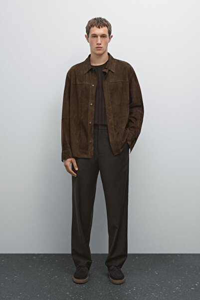 Massimo Dutti Yün karışımlı jogger pantolon
