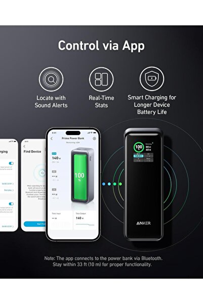 Anker بنك طاقة برايم 27,650 مللي أمبير في الساعة (250 واط)، شاحن محمول بثلاثة منافذ