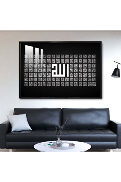 4gdran لوحة جدارية خشبية فاخرة مع برواز شامبين و طبقة من الاكرليك الشفاف